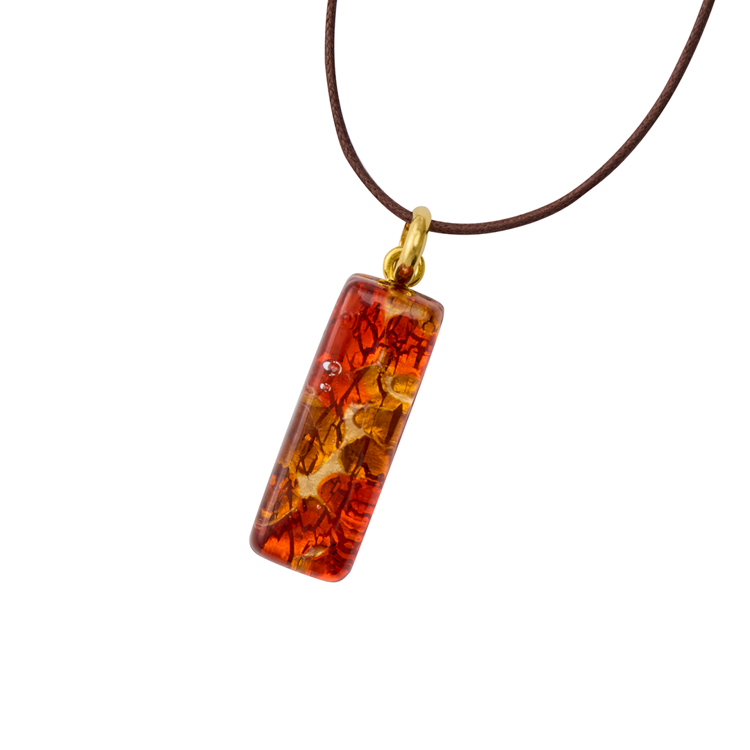 ムラーノグラスペンダント マットーネ・ロッソ