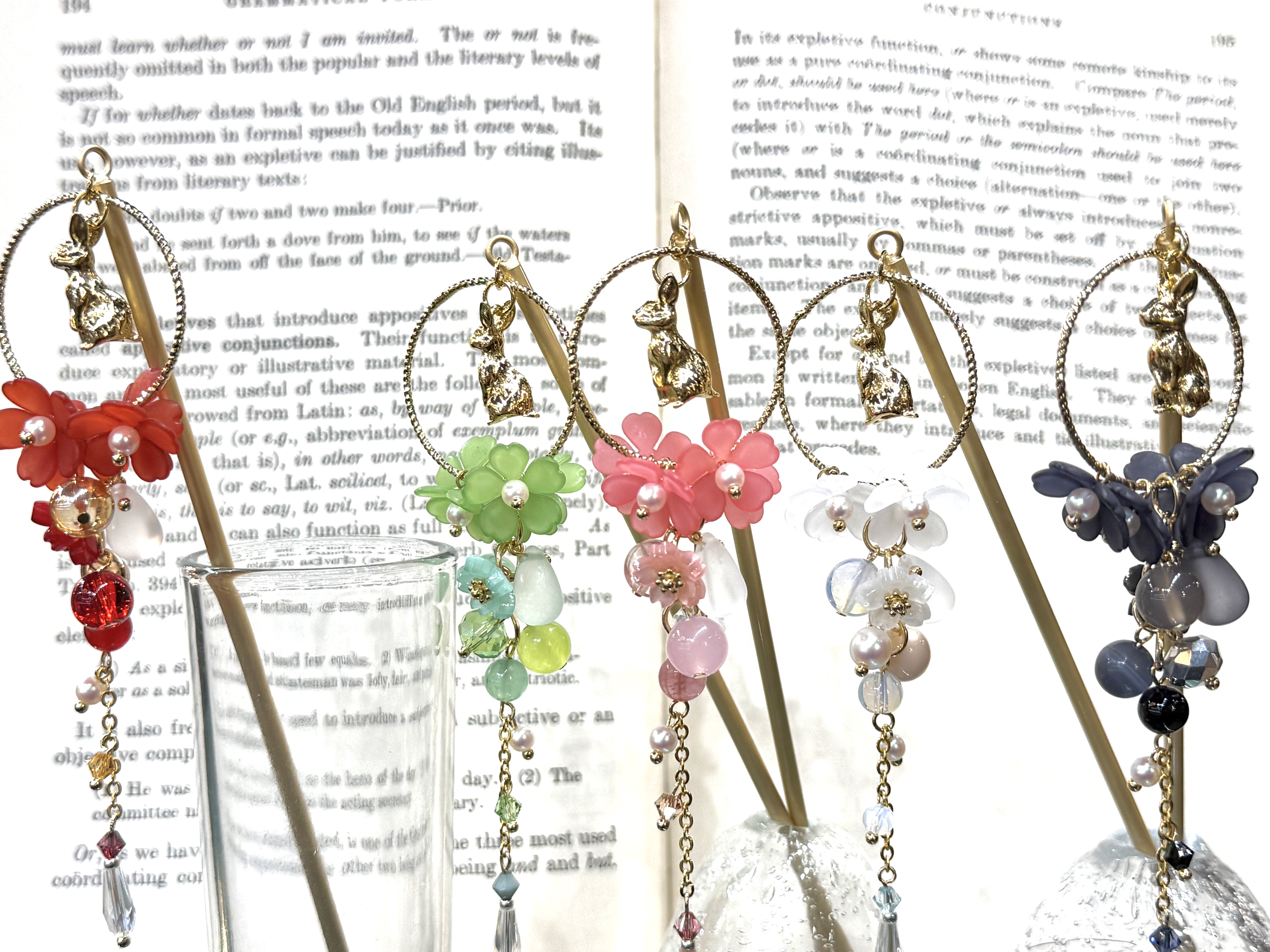 【☆新作☆ うさぎモチーフかんざし】