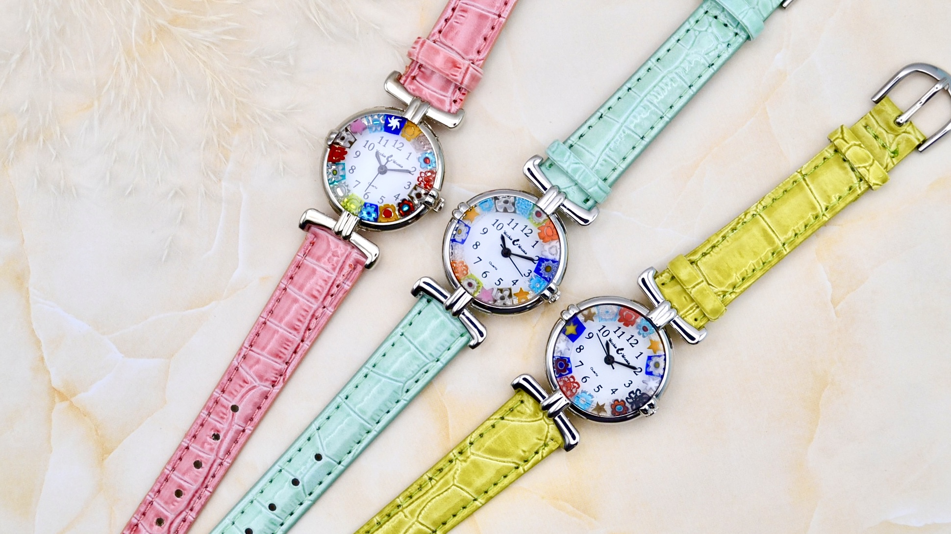 【再登場】ミッレフィオーリ腕時計