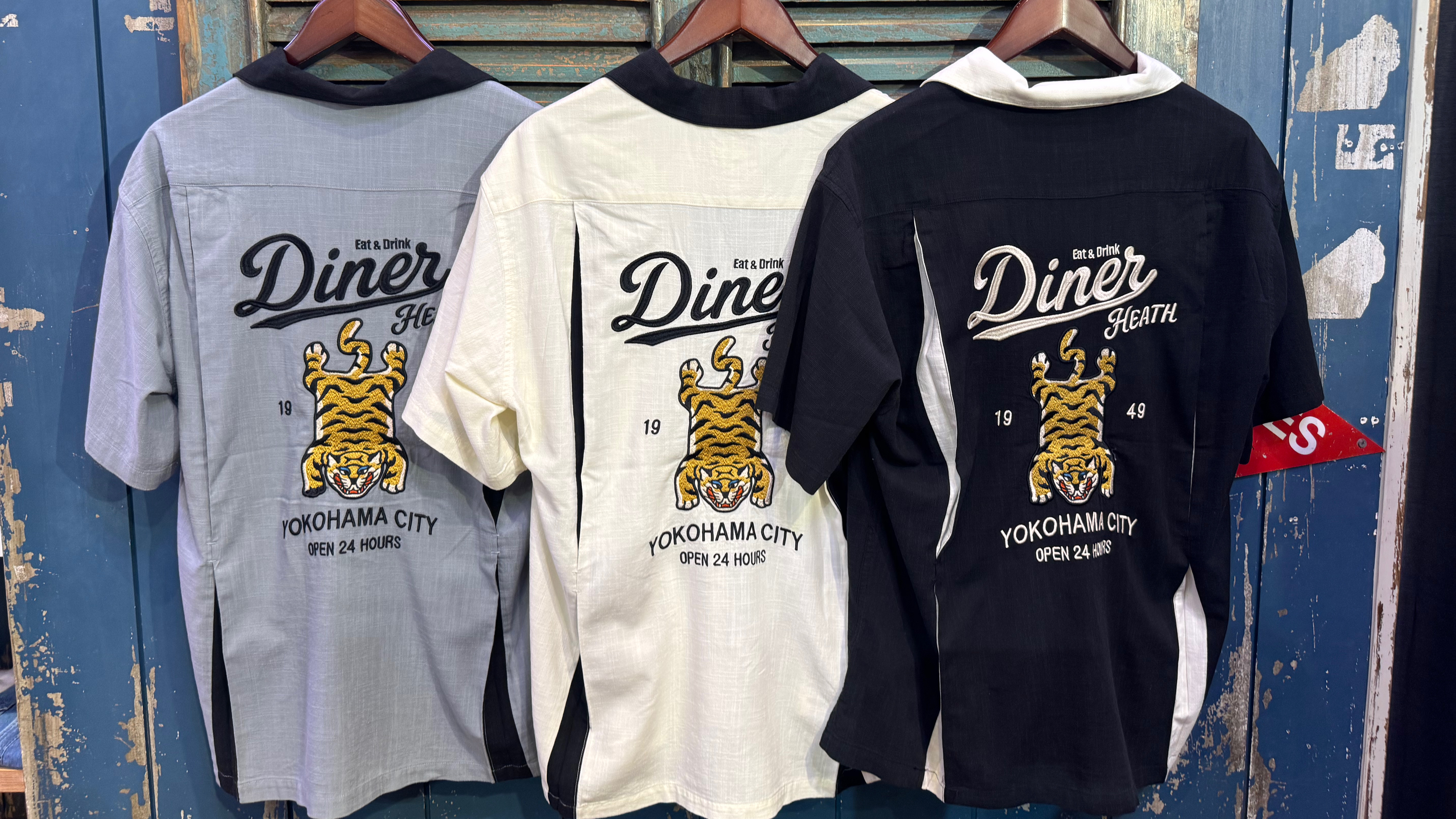 【人気刺繍シリーズ】トラ 刺繍シャツ　入荷！