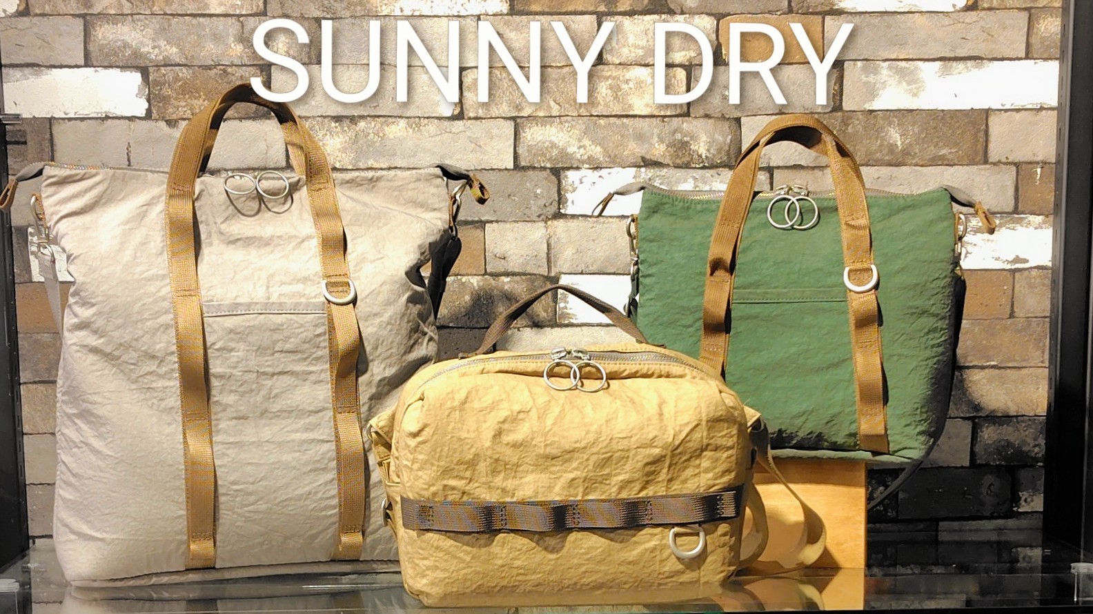 NEW!!SUNNY DRY 天日干し60/40ナイロンバッグ