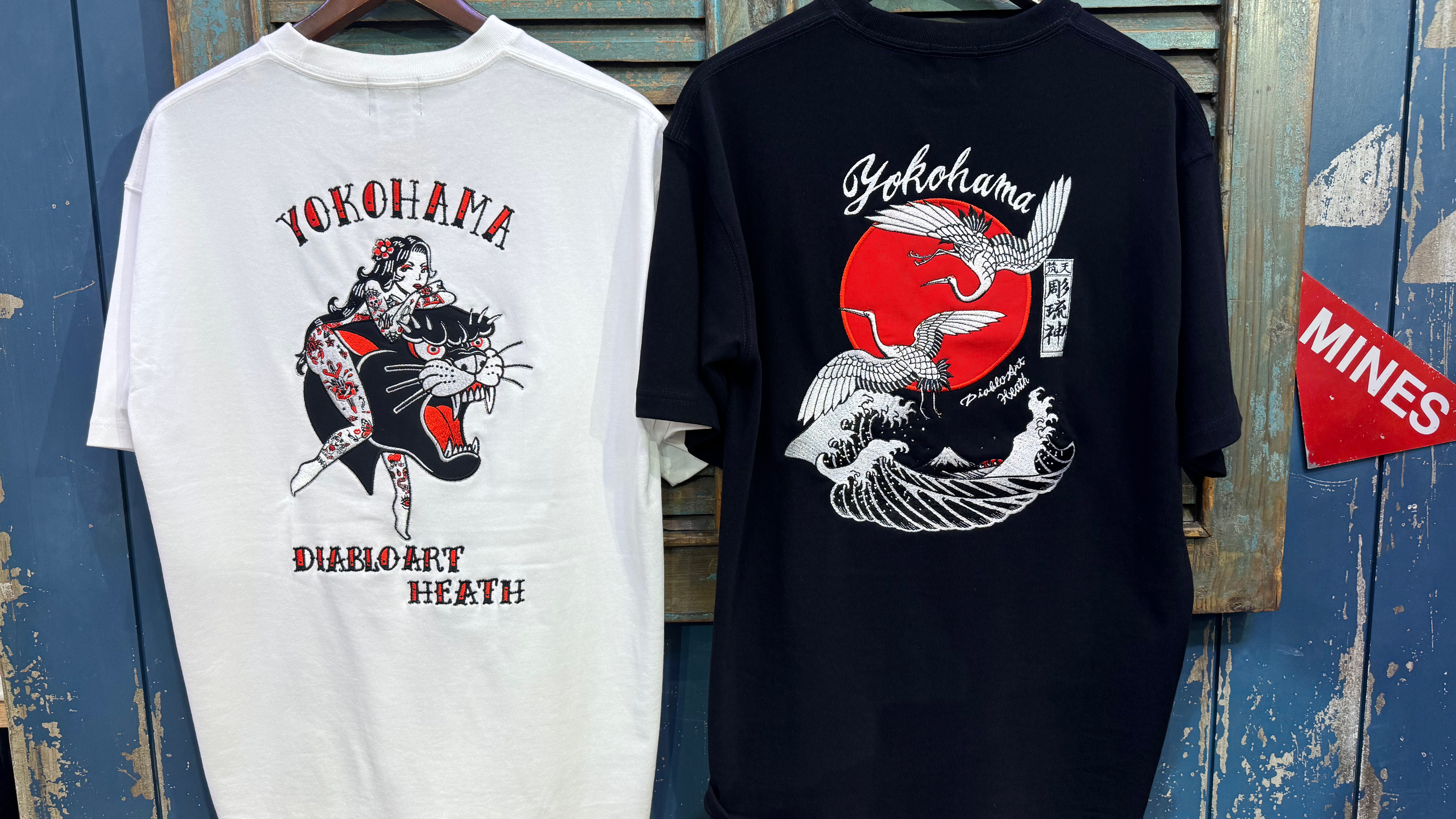 刺繍Tシャツ入荷！｜HEATH.｜横浜赤レンガ倉庫