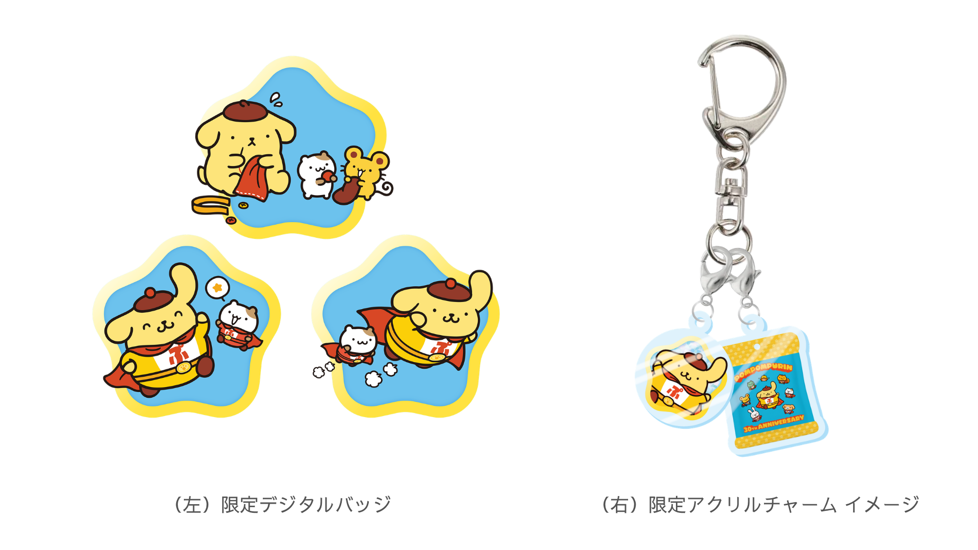 館内を巡ってゲット！「限定デジタルバッジ」と「限定アクリルチャーム」