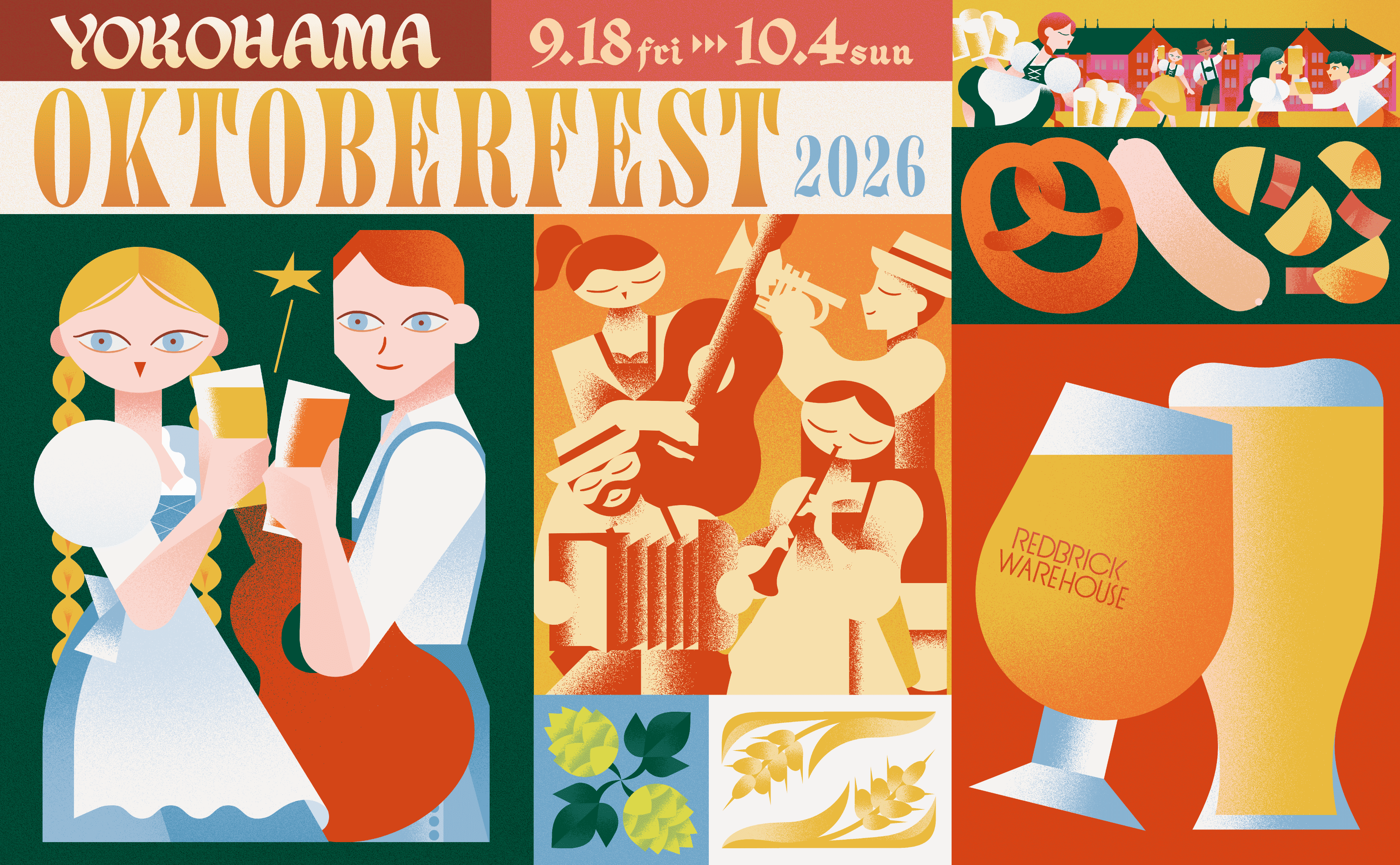 本格的な“ビールの祭典”『横浜オクトーバーフェスト2026』 