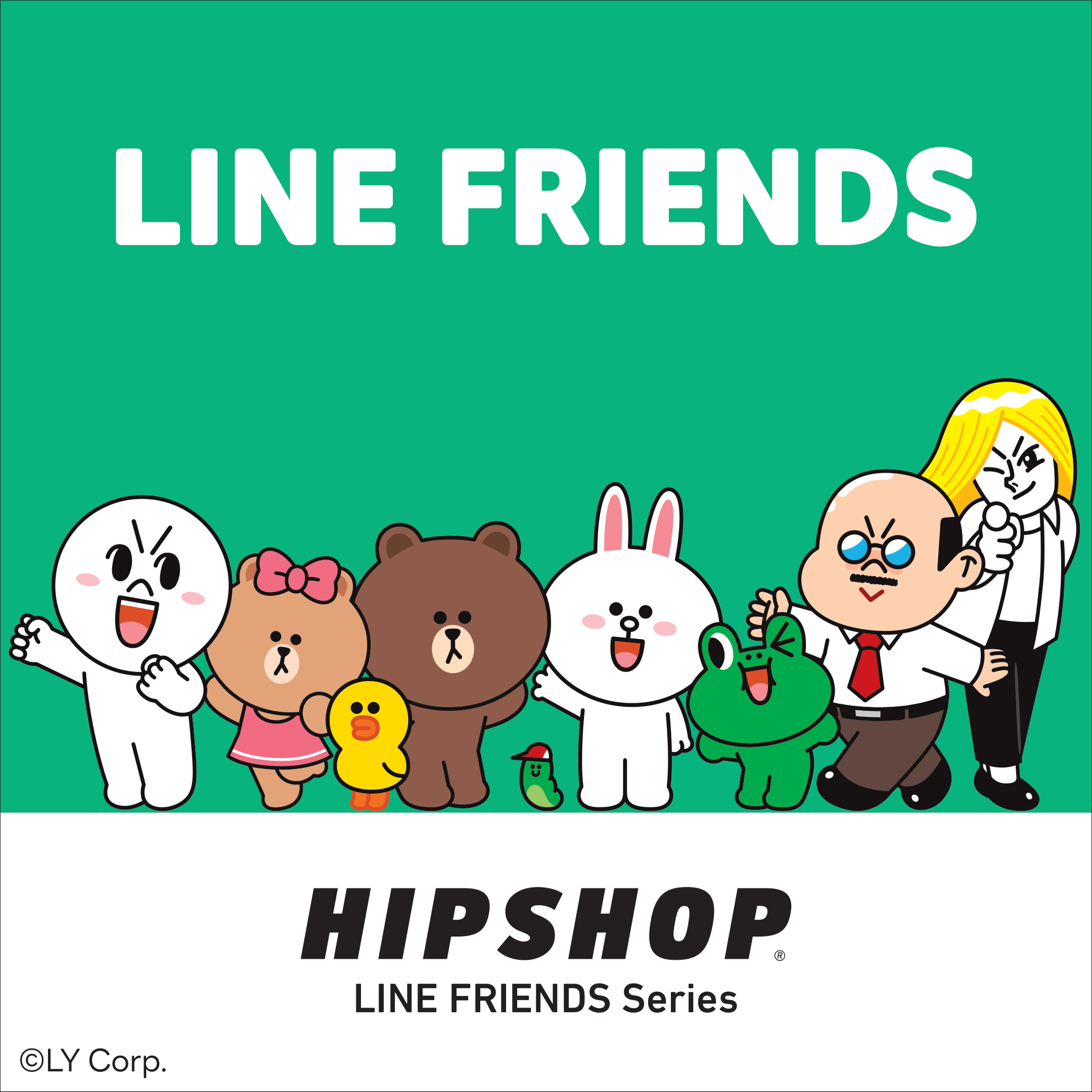 「LINE FRIENDS」と「HIPSHOP」がついに出会った！