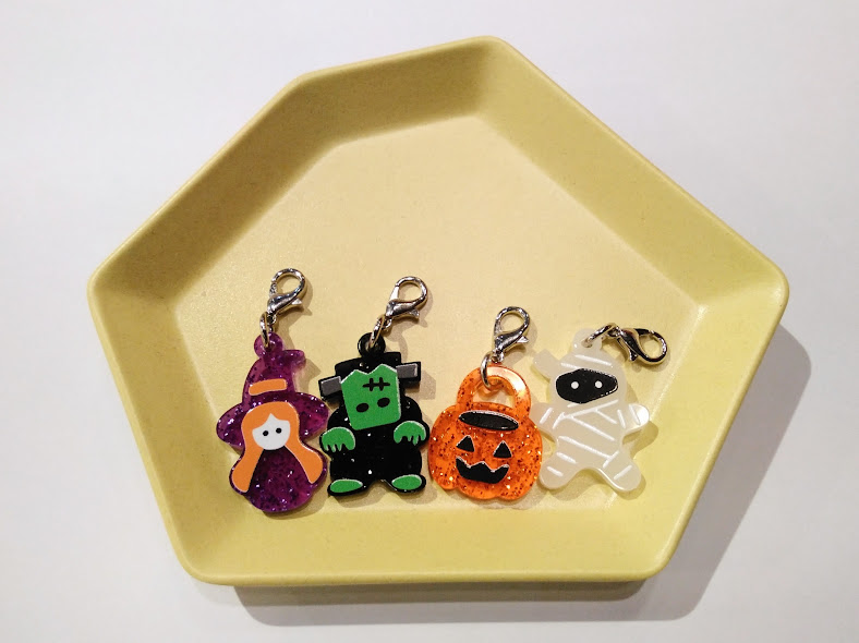 今の時期だけのハロウィンチャーム♪