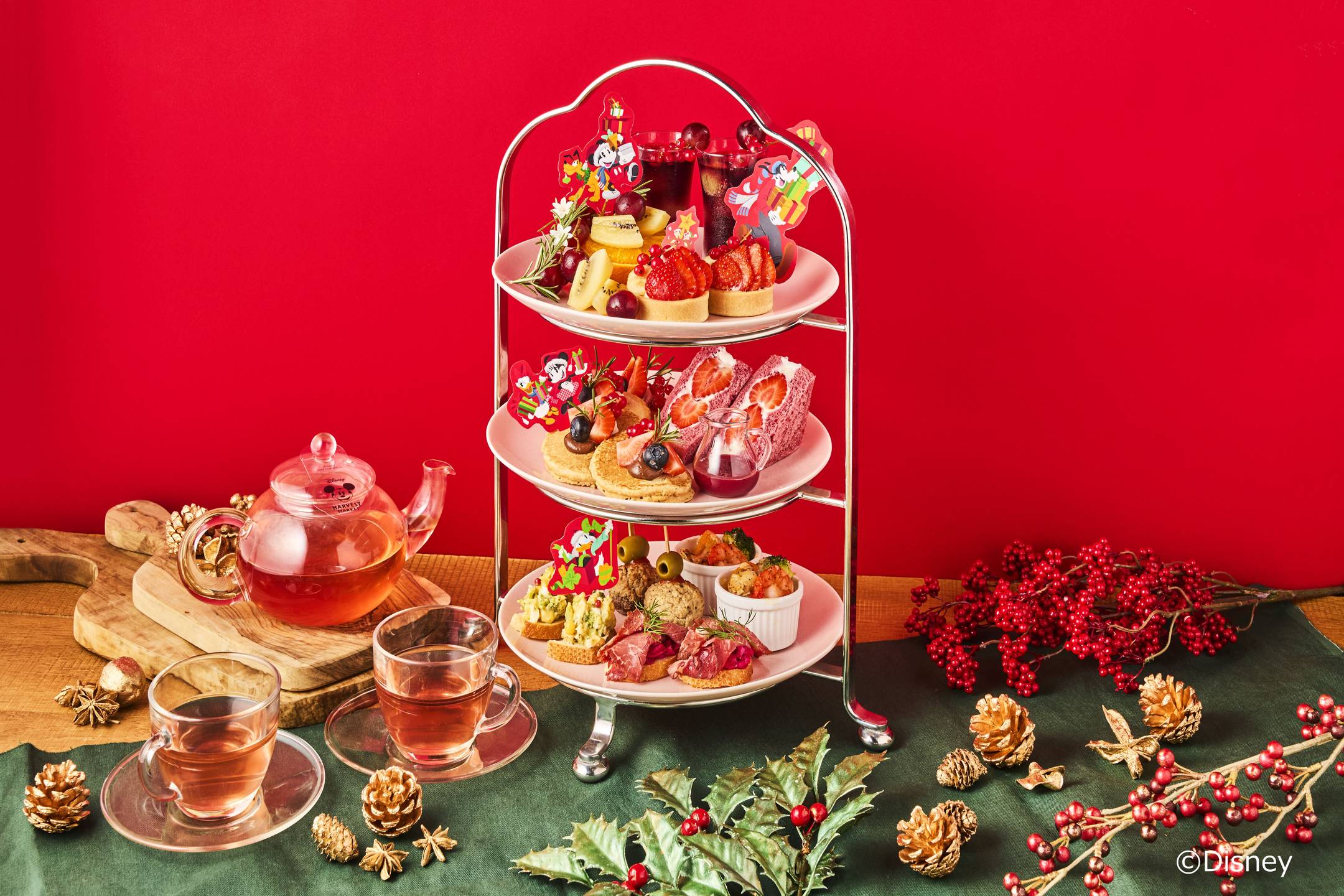 さぁパーティーの時間だよ！クリスマスアフタヌーンティー（ドリンク付）