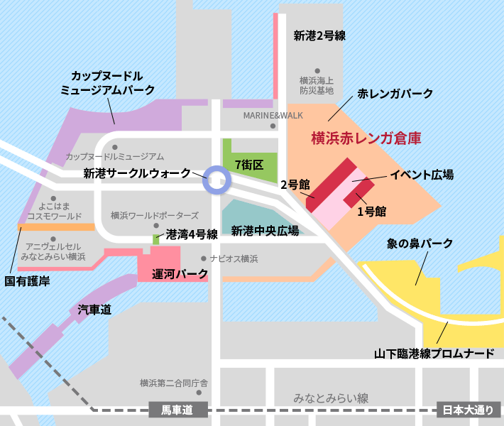 撮影、イベントでご利用可能なエリア